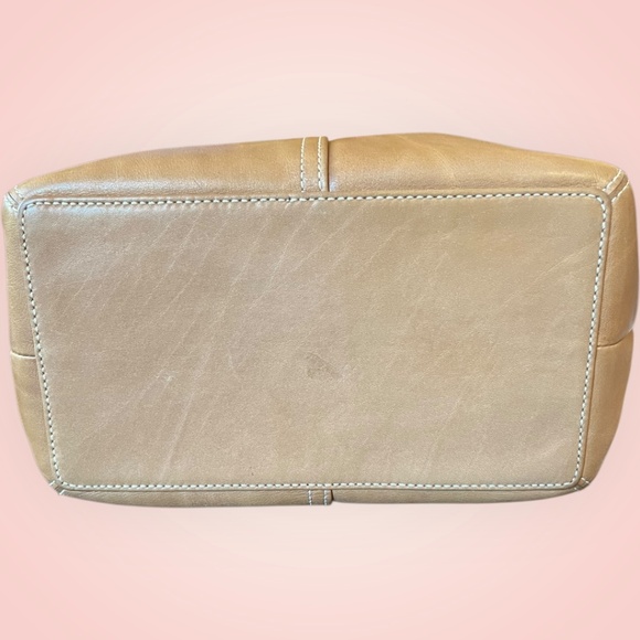 Coach C33-9566 Brown Leather Hobo Hand-Painted Upcycled Retro Floral Bag Art - Picture 13 of 13